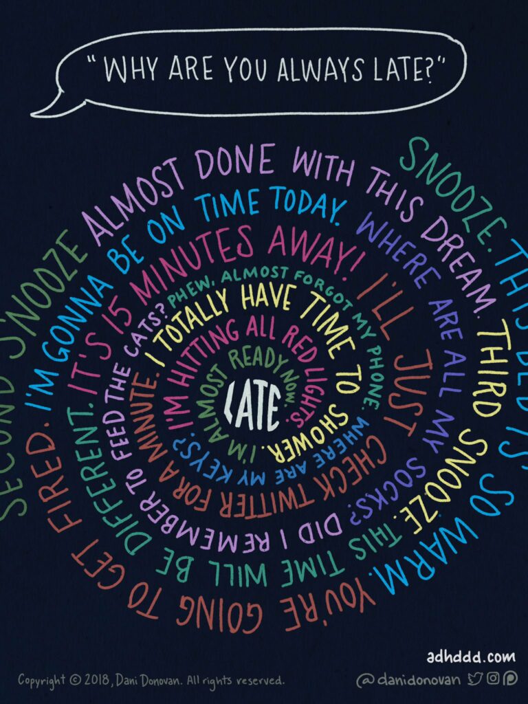Always Late Comic by Dani Donovan