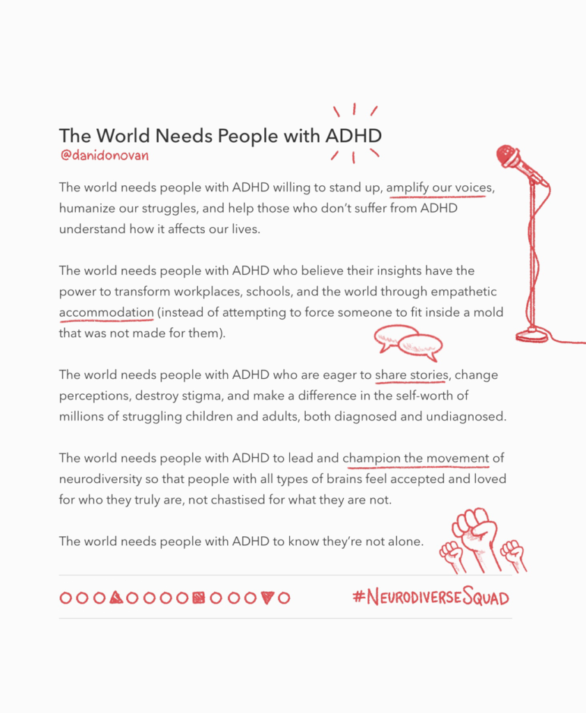 The World Needs ADHD Comic by Dani Donovan