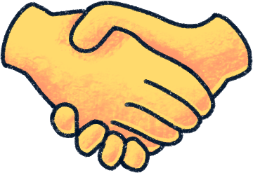 Handshake graphic