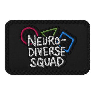 Neurodiverse Squad Embroidered Patches
